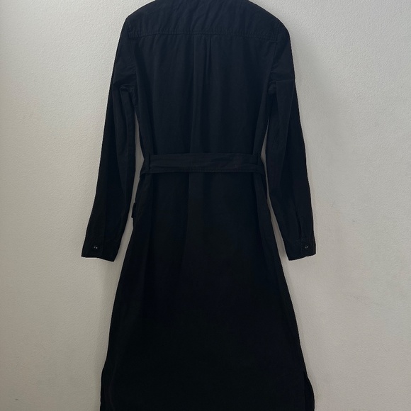A.P.C. black dress with lace up collar Sz.34 - Picture 3 of 5